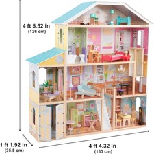 Majestic Mansion Wooden Dolls