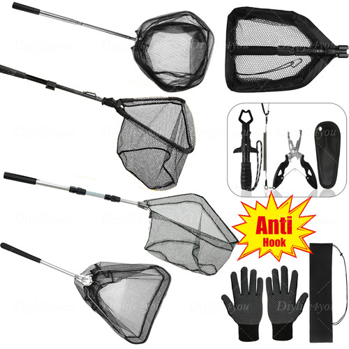 Landing net telescopic folding - telescopic,