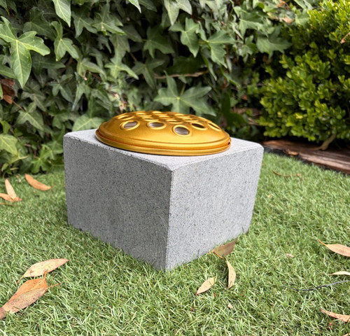 Granite memorial vase grave - granite,