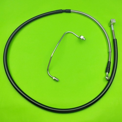 Front brake braided hose - front,