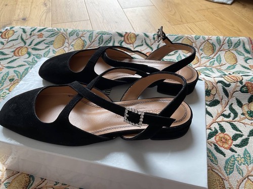 Russell bromley black suede - black,