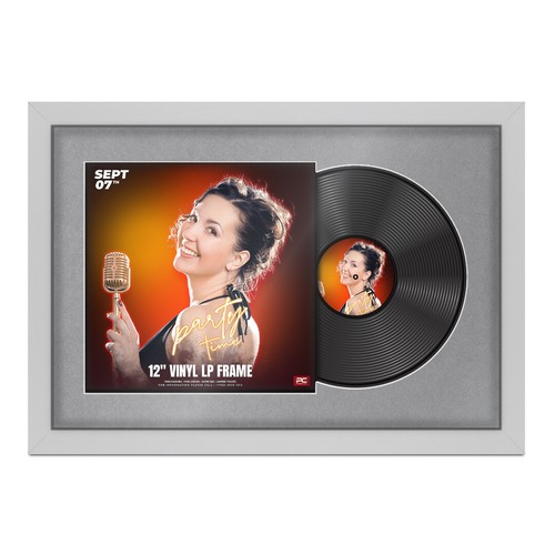 Vinyl frame lp record - frame,