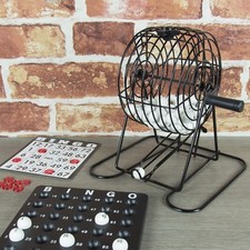 Bingo Game Set with bingo cage, balls, cards & markers perfect gift Xmas gift