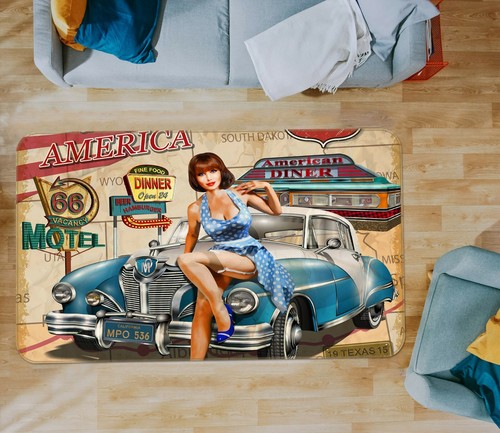 Blue car model zhub034 - car,