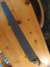 Vintage Disston logging saw