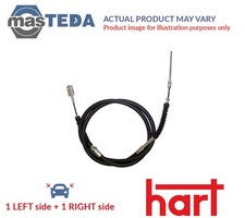 218 960 HANDBRAKE CABLE PAIR REAR HART 2PCS FOR BMW 5,E34