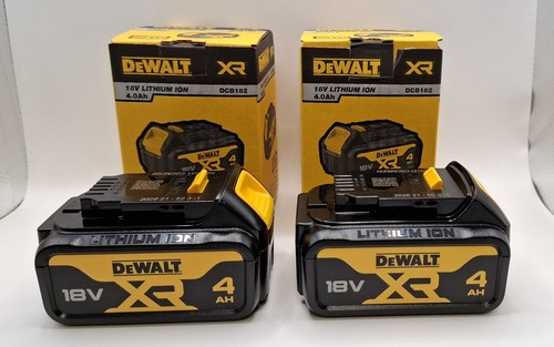 Dewalt 18v 4ah battery - 2x, xr