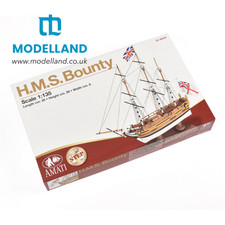 Amati HMS Bounty First Step Wooden Model Kit 1:135 – Beginner Ship Kit