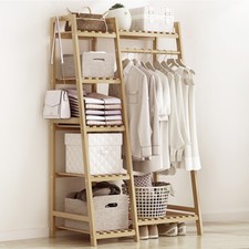 Wooden Clothes Rail Rack