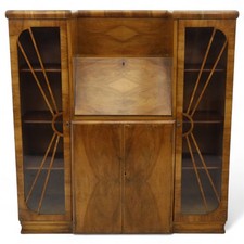 Art Deco Walnut Bureau