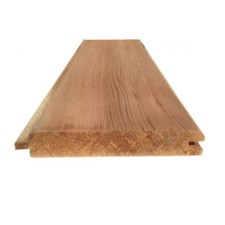 Western Red Cedar V One Side T&G Timber Cladding 19mm x 100mm -  Multi-Buy Packs
