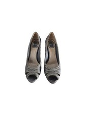 Christian Dior Grey Peep Toe Woman Pumps, size 39