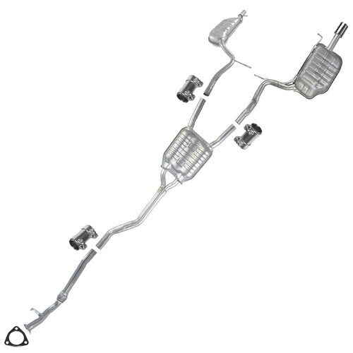Stainless steel cat back - stainless, cat-back