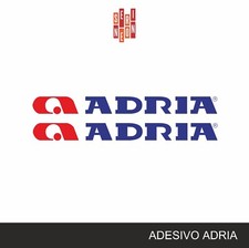Kit 2 Pezzi Adesivi LOGO ADRIA 80x7,5 cm