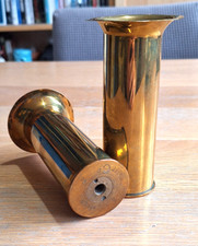 2 x Vintage Brass WWI 1917