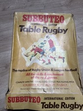 Vintage Subbuteo Table Rugby