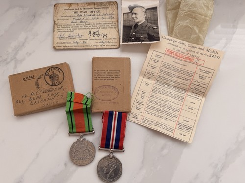 Wwii british military medal - wwii,