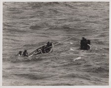 Mercury-Atlas 9 Faith 7 Gordon Cooper Recovery 1963 - Original NASA Photo