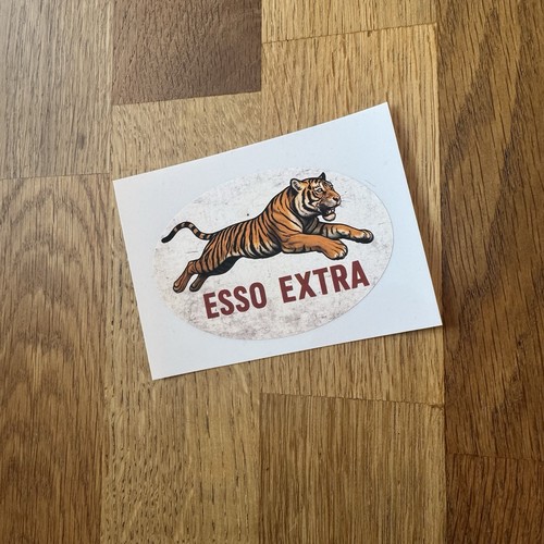 Esso extra tiger - esso, sticker
