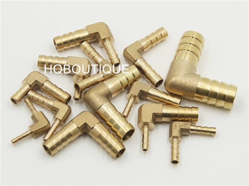 Degree elbow brass barb - degree,