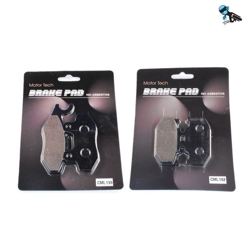 Front rear brake pads for - &,