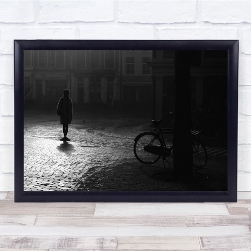 Street lady bike haarlem - street,