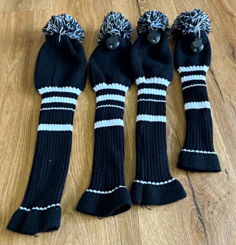 Set knit black white - set, 4