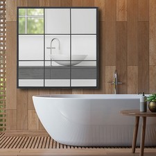 Vintage Shabby Chic Window Style Mirror Metal/Wood Frame Wall Hanging Mirrors UK