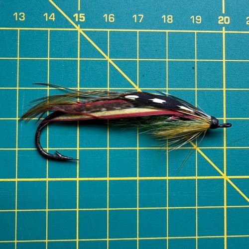 Large vintage salmon fly - fly, –