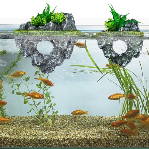 Floating rock suspended - floating,