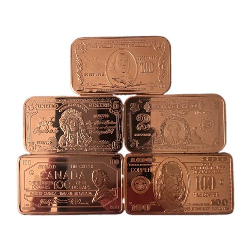 Copper bars 1oz 999 - bars, of