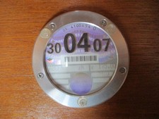 Brushed Aluminium Car Parking Permit Holder Self Adhesive + Road Tax for Audi A8