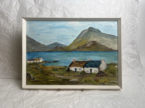 Oil canvas irish - on, landscape