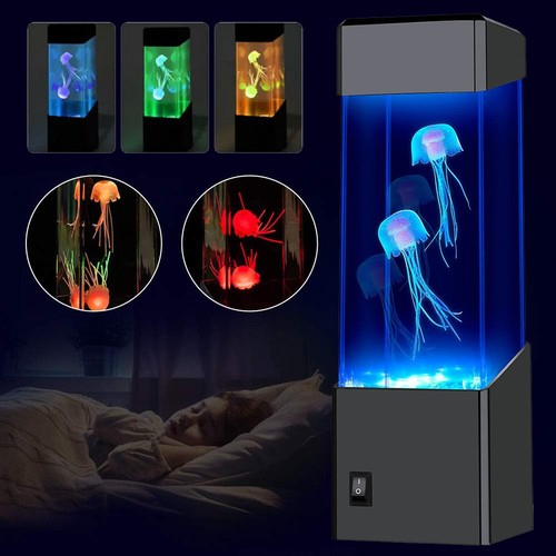 Jellyfish lamp aquarium night - jellyfish,
