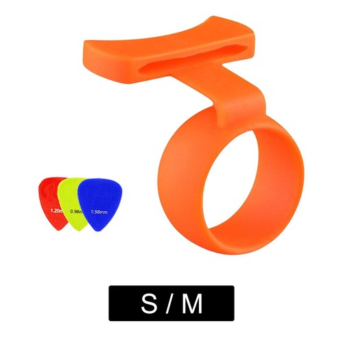 Guitar finger pick holder - pick,