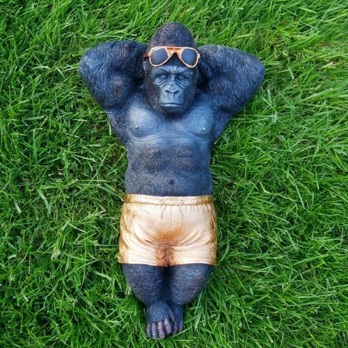 Gorilla ornament chilling - gorilla,