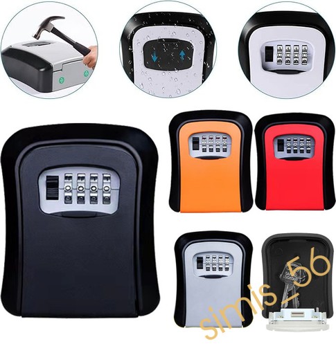 Wall mounted door - key, safe