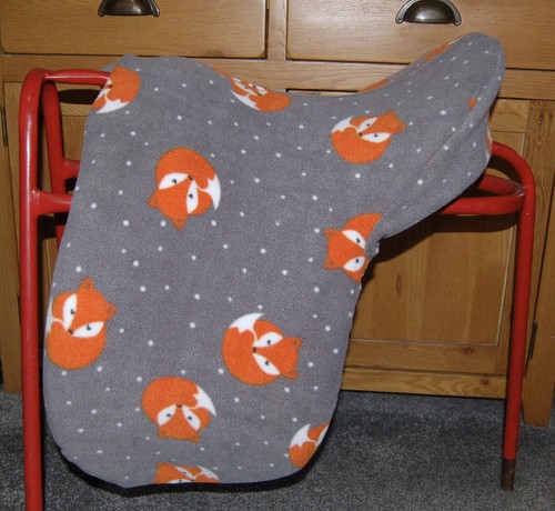 Fleece saddle cover designed - fleece,