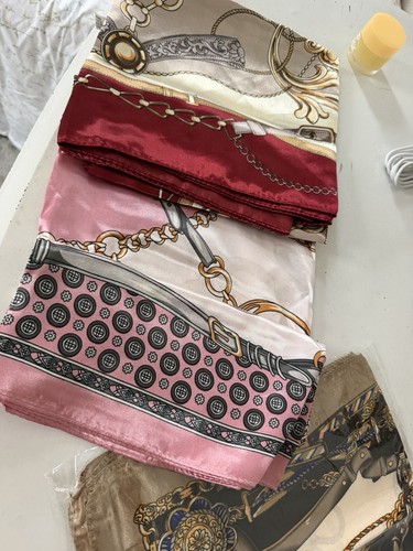 Bandana scarfs silk - silk, of
