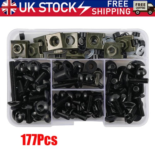 Black fairing bolts - fairing, kit