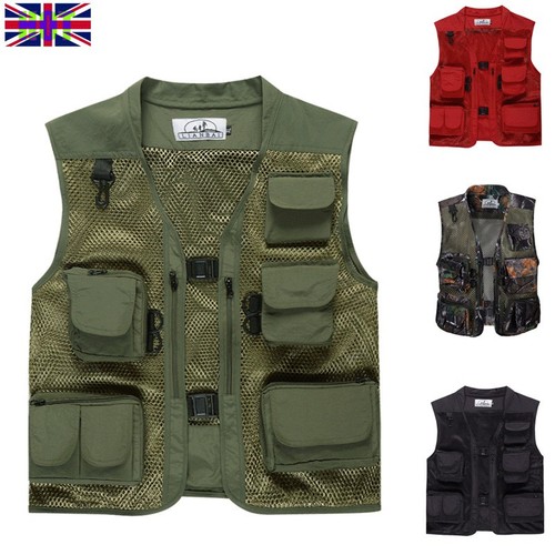 Mens outdoor fly - fishing, vest