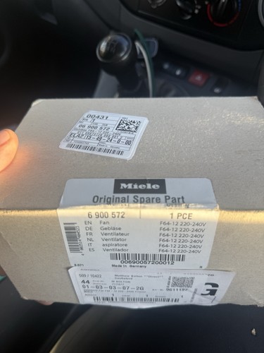 Genuine miele f64 - fan, motor
