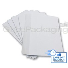 100 x C6/A6 PLAIN WHITE SELF