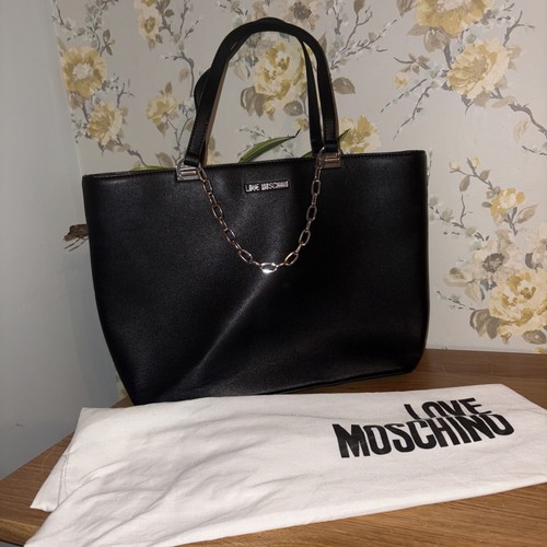 Love moschino black faux - moschino,