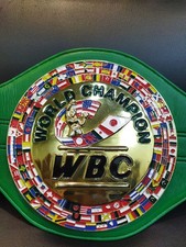 WBC WORLD CHAMPIONSHIP REPLICA BELT WORLD BOXING COUNCIL FULL SIZE ADULT GENUINE
