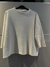 Phase Eight White Jumper 3/4 Length Sleeves In Excellent Condition. Size L