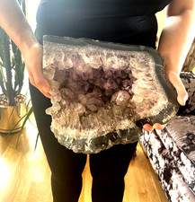 Amethyst Natural 7.84 Kilos 25cm Long From Brazil Geode Reiki Crystal Cluster 