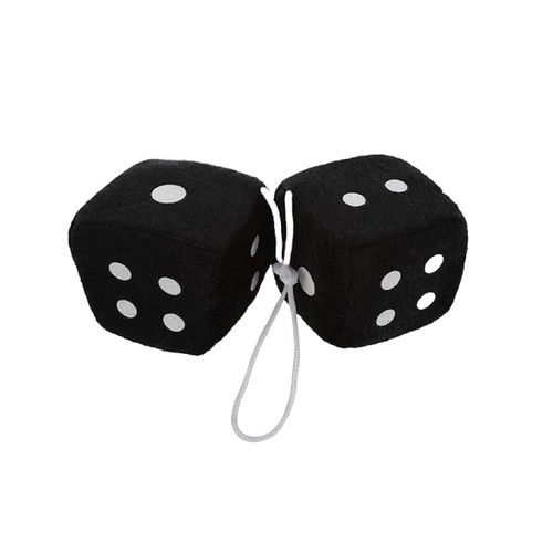 Fuzzy dice for car - mirror, 2