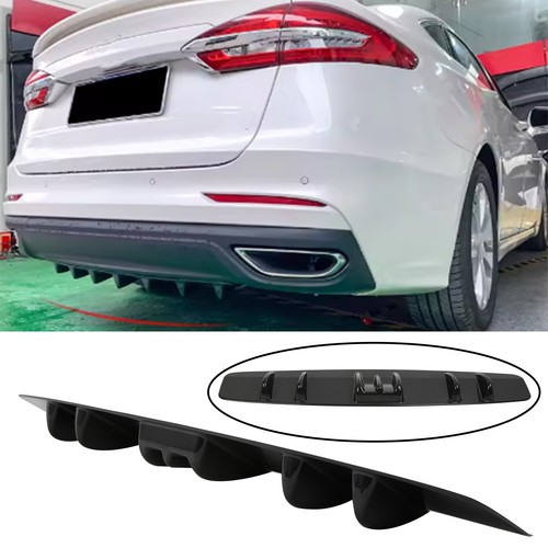 Gloss black car rear - rear, bumper