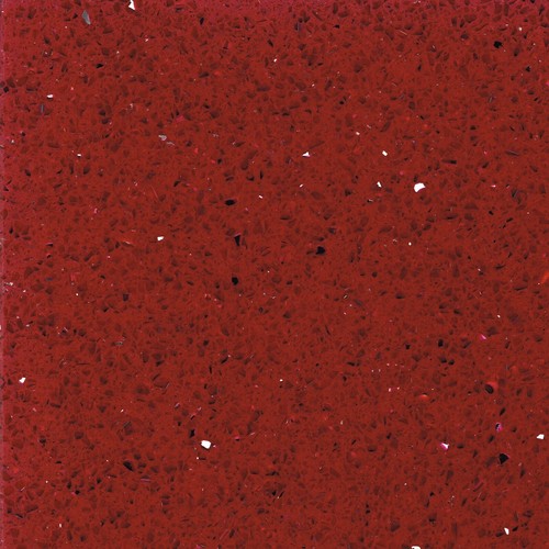Red quartz granite polished - red,